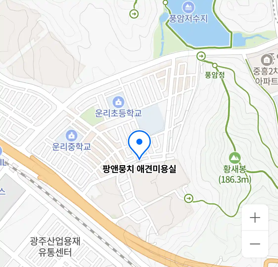 팡앤뭉치 애견미용실 위치