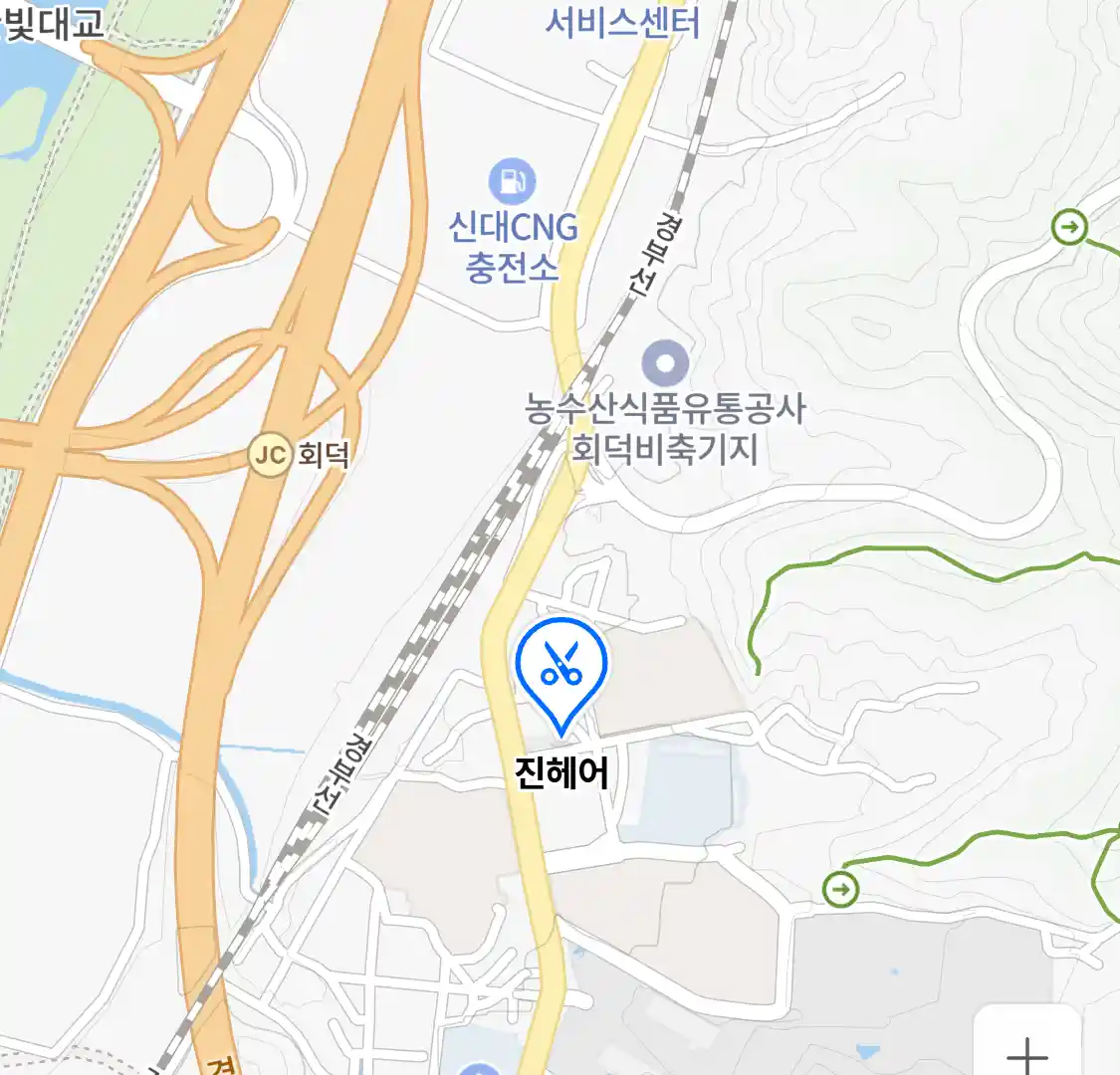 진헤어 위치