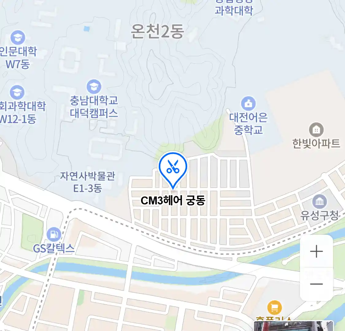CM3헤어 궁동 위치