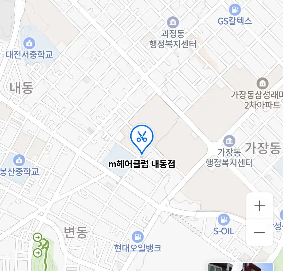 m헤어클럽 내동점 위치