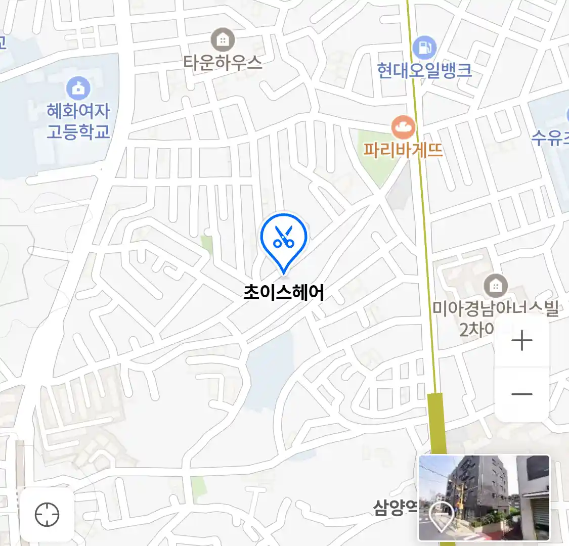 초이스헤어 위치