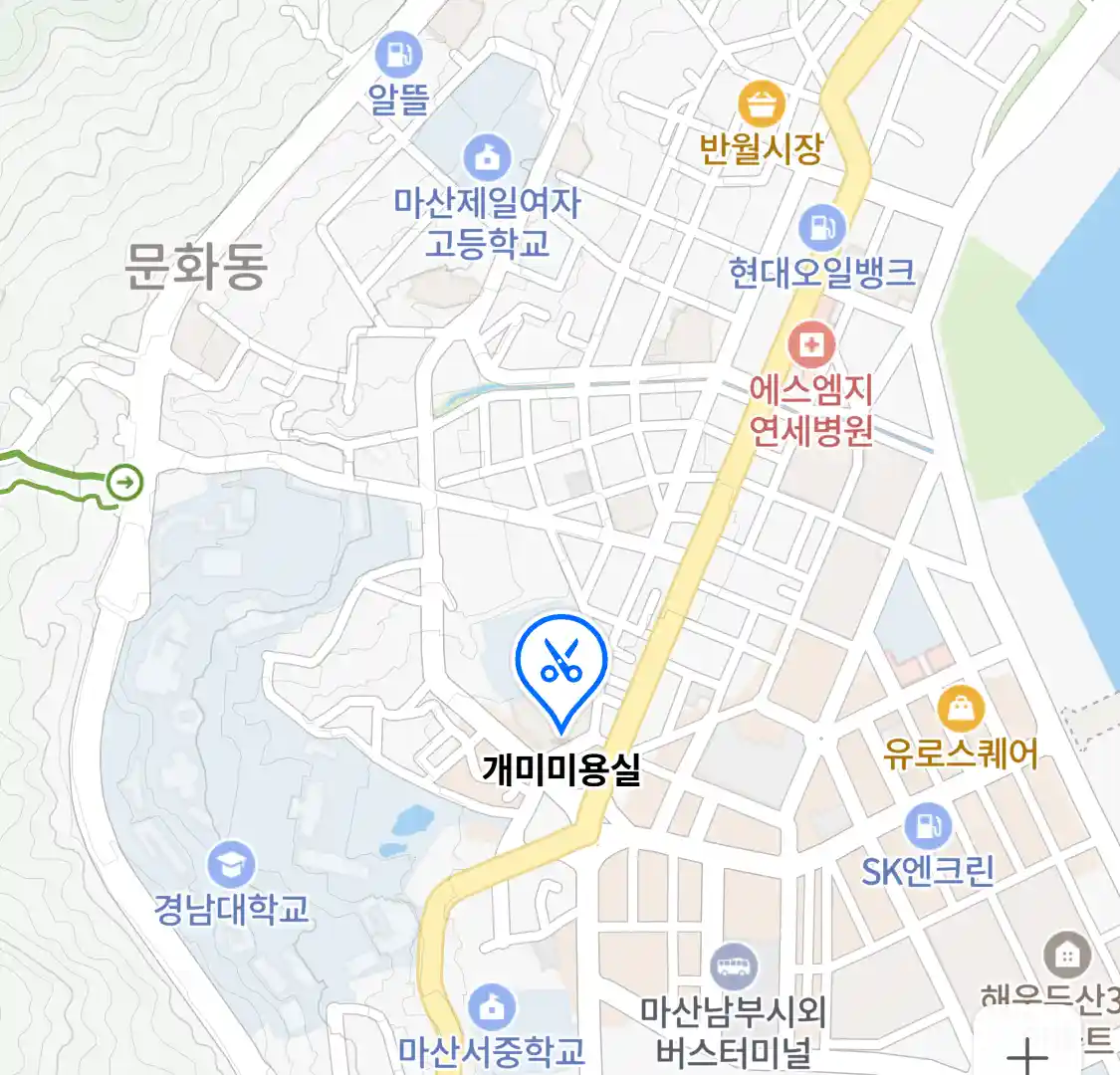 개미미용실 위치