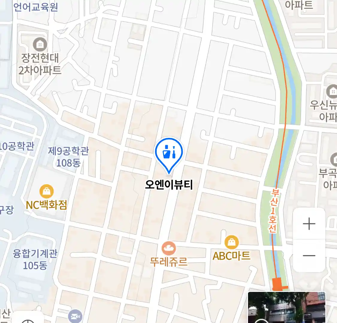 오엔이뷰티 위치