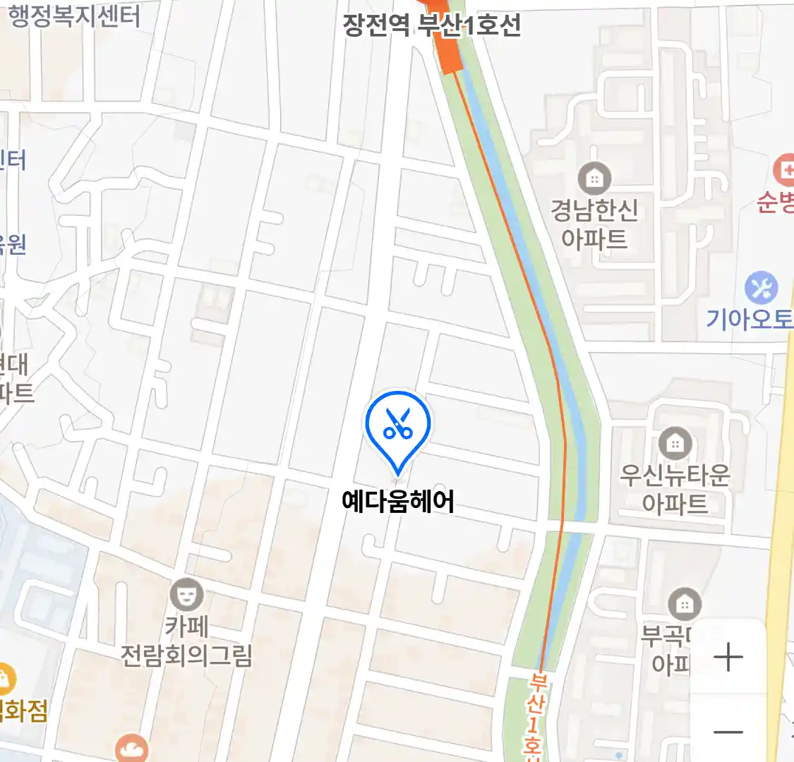 예다움헤어 위치