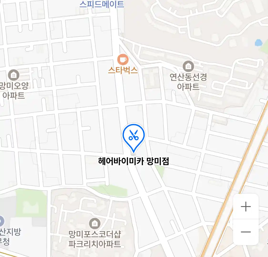 헤어바이미카 망미점 위치