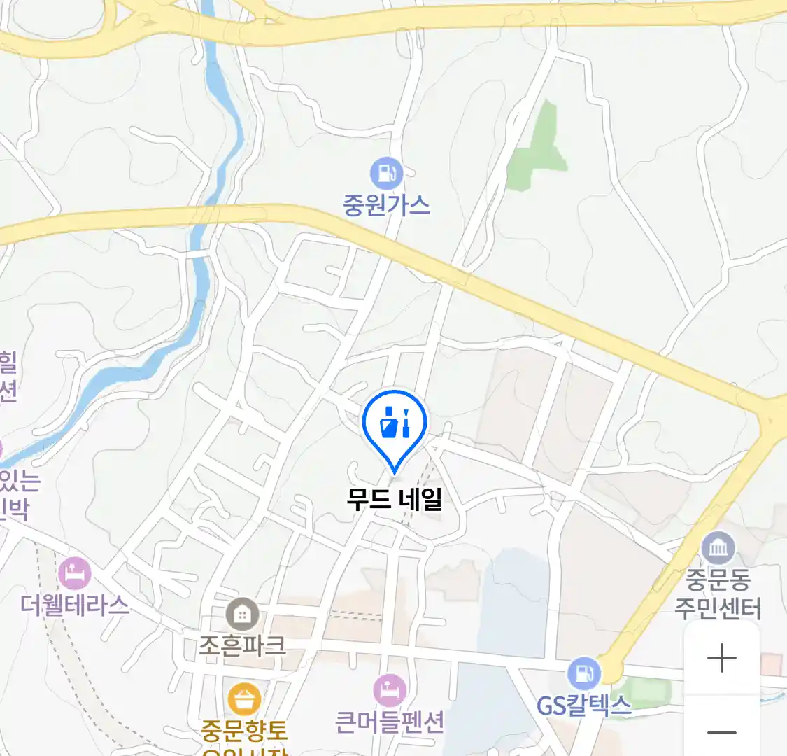 무드 네일 위치