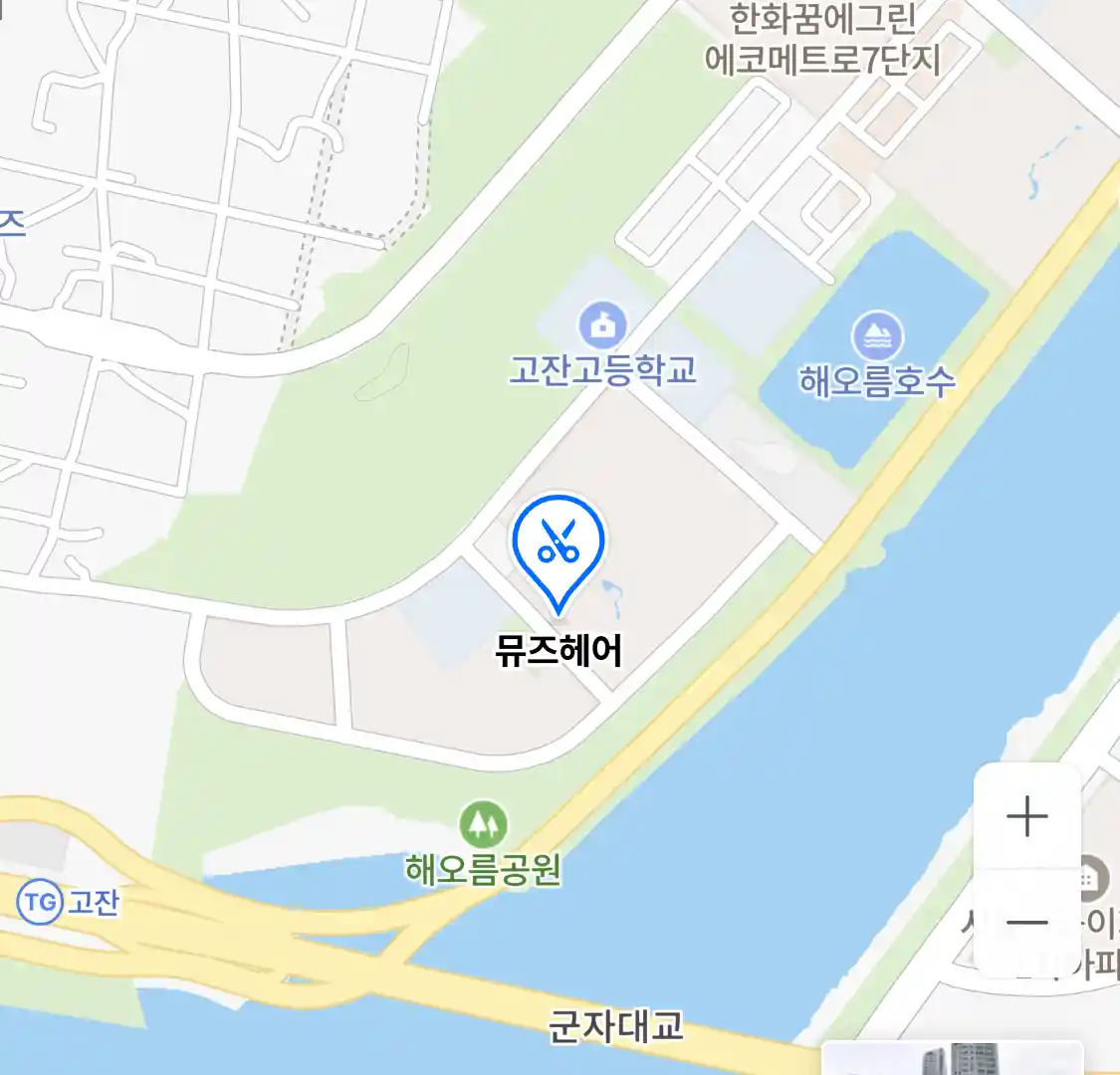 뮤즈헤어 위치