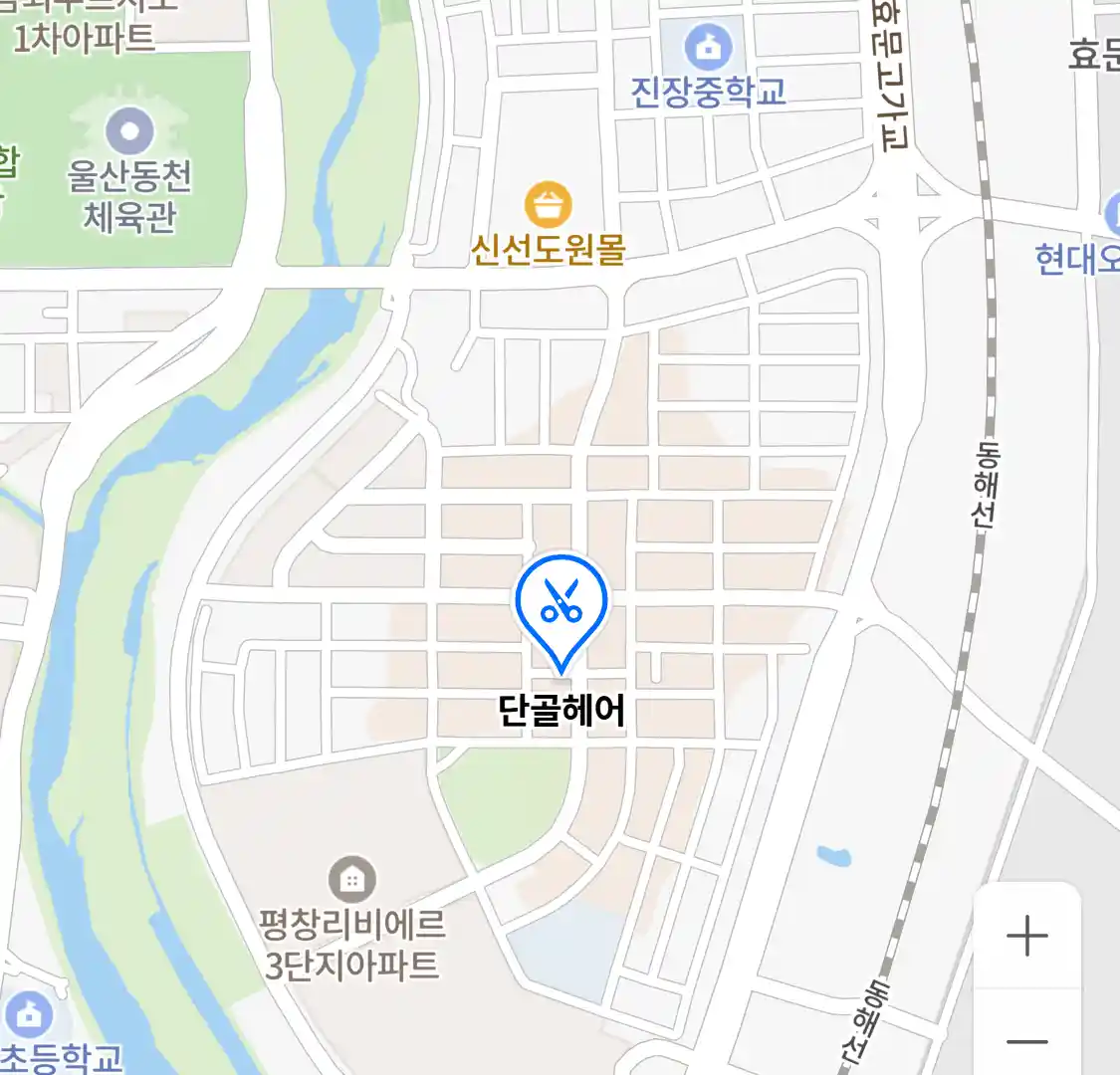단골헤어 위치