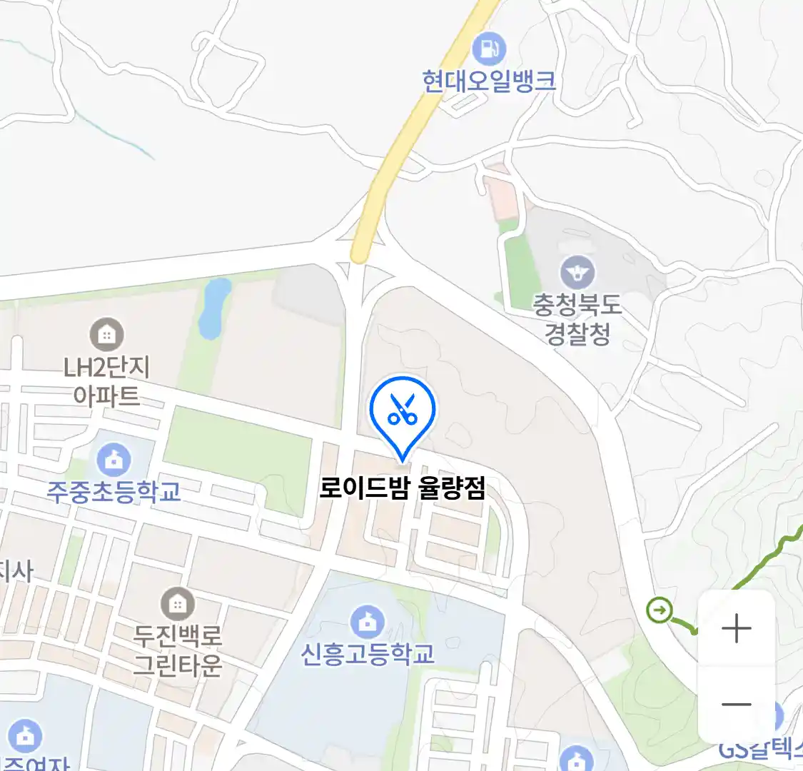 로이드밤 율량점 위치