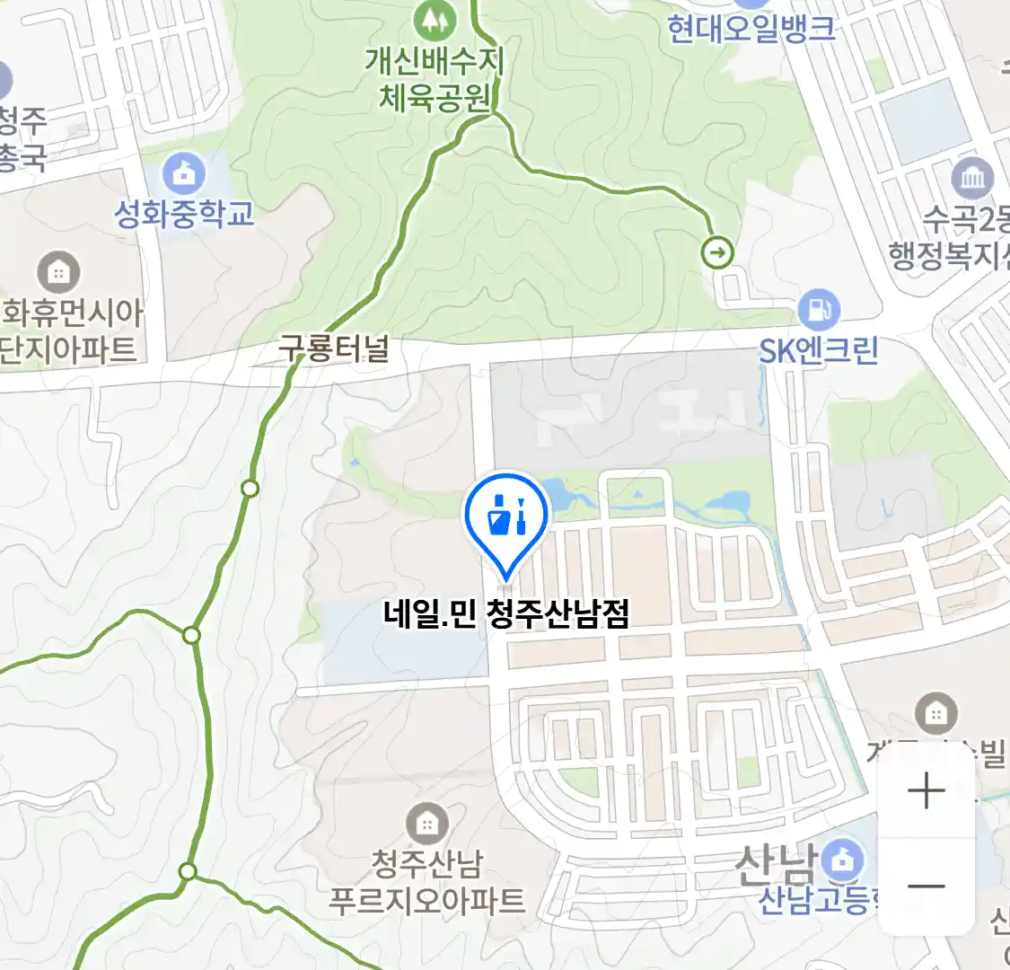 네일.민 청주산남점 위치