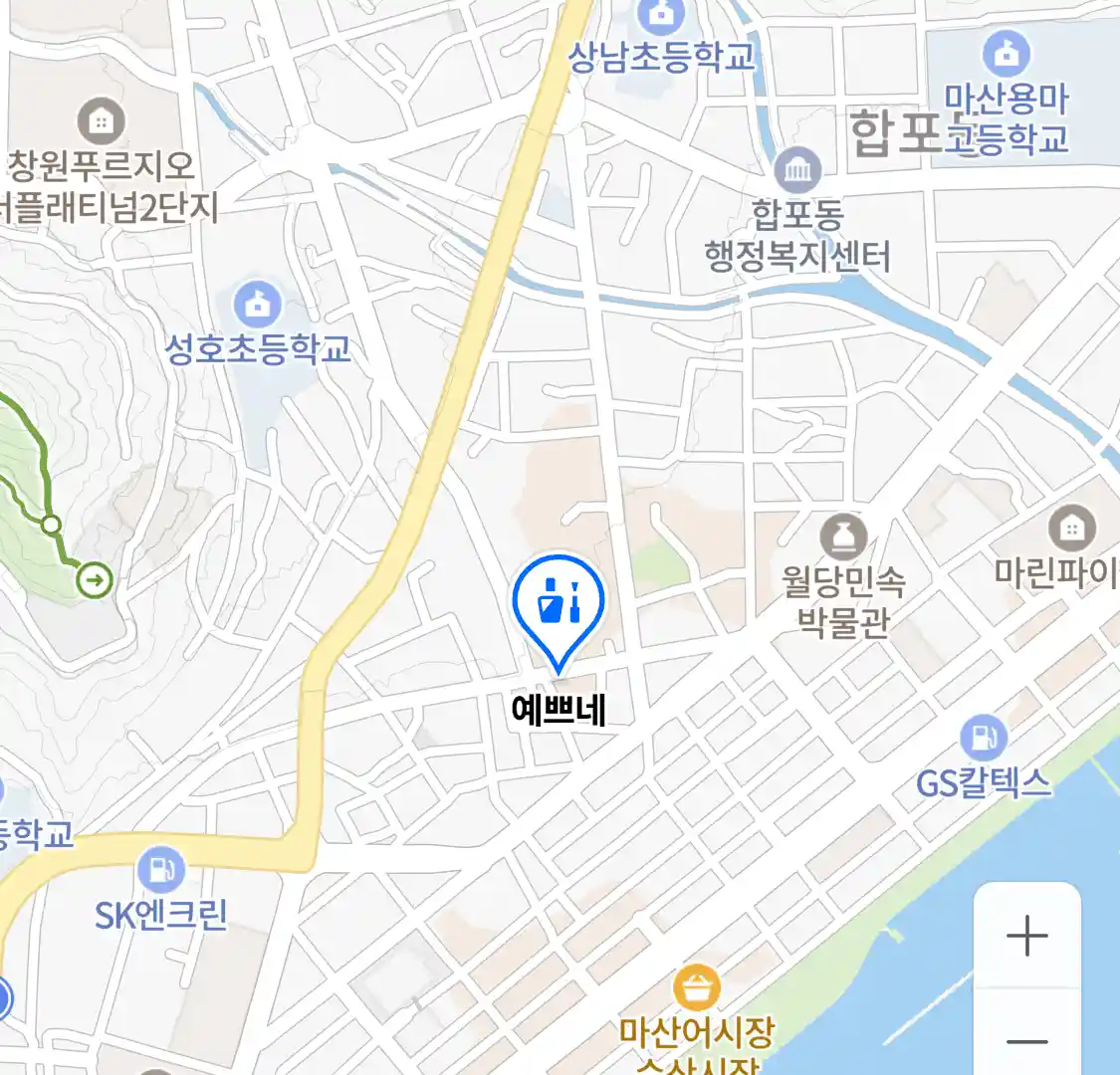 예쁘네 위치