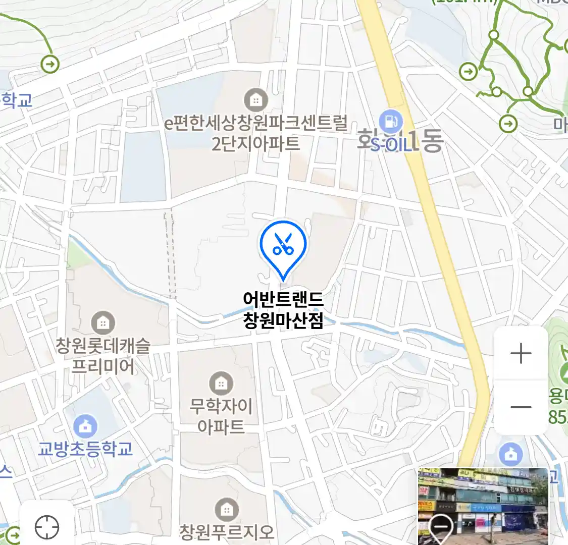 어반트랜드 창원마산점 위치