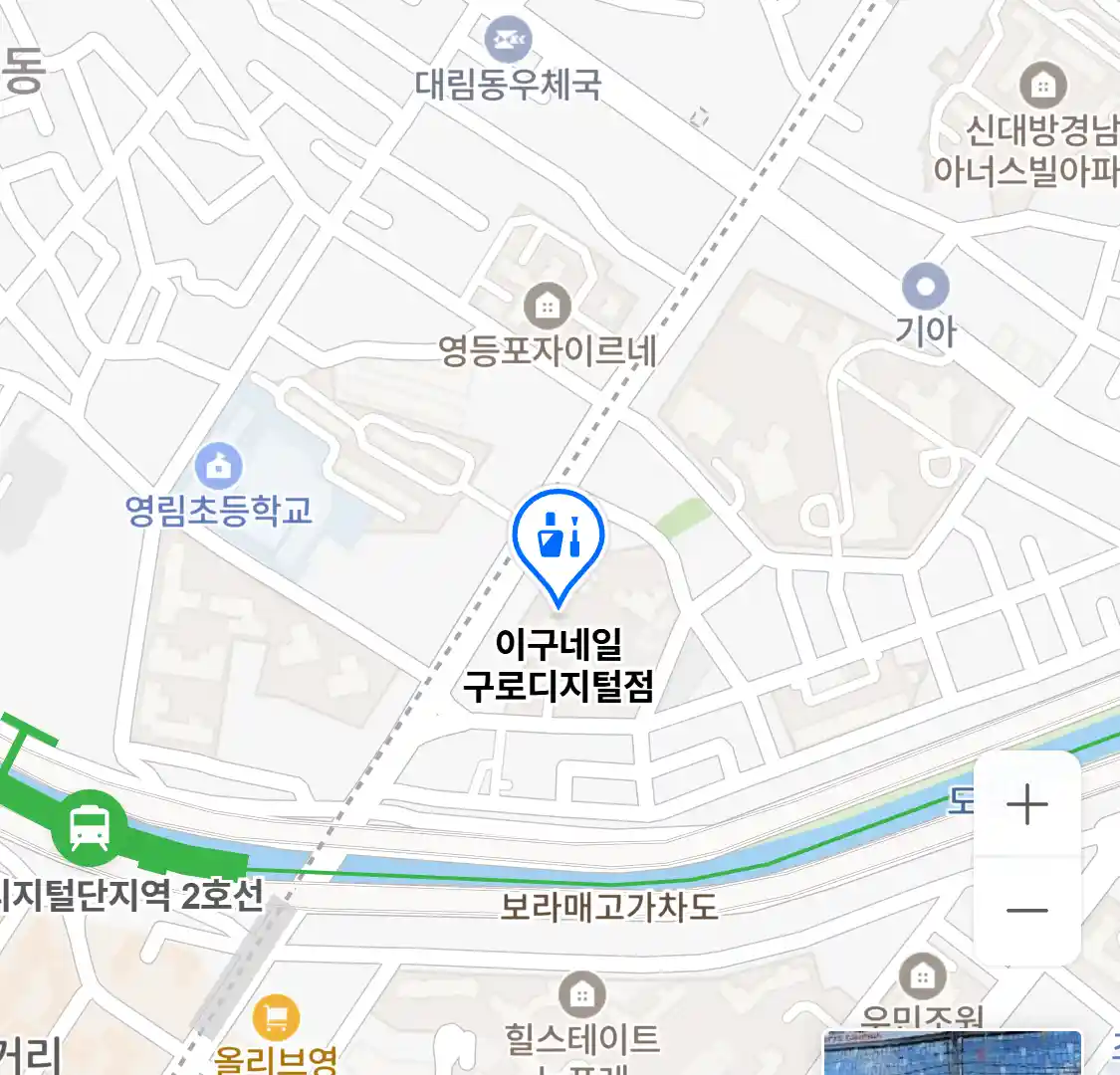 이구네일 구로디지털점 위치