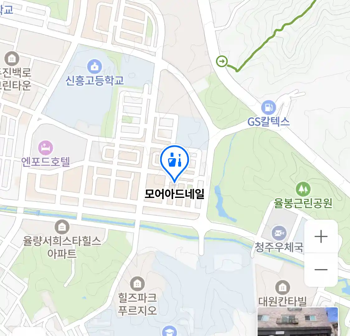 모어아드네일 위치